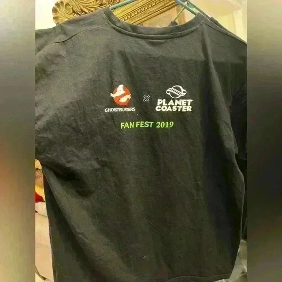 2019 Ghostbuster Fan Fest Tshirt From Planet Coaster NEW Size L - Picture 3 of 3